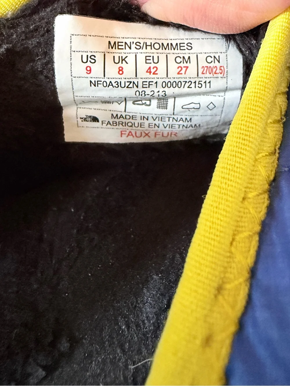 The North Face Thermoball Traction Mule V Slipper in Blue